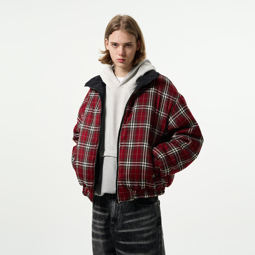 【Onefish Shop】ダブルフェイスのチェック柄コート!アメリカンビンテージスタイルの新作 LS2311196