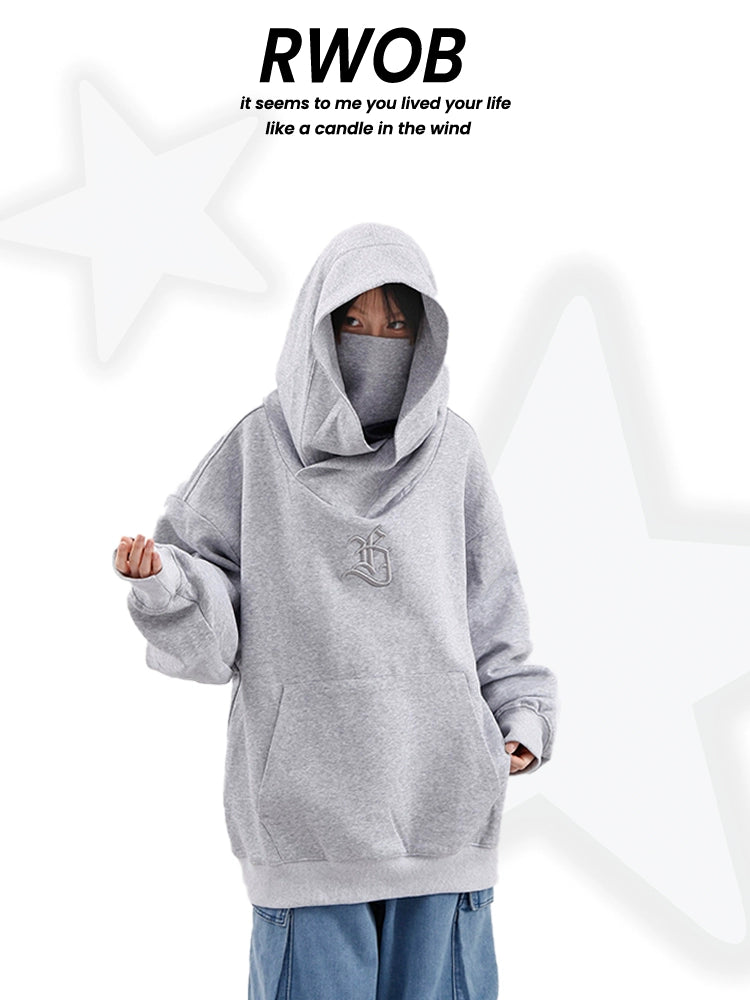 【Onefish Shop】忍者フード付きスウェット LS2409262