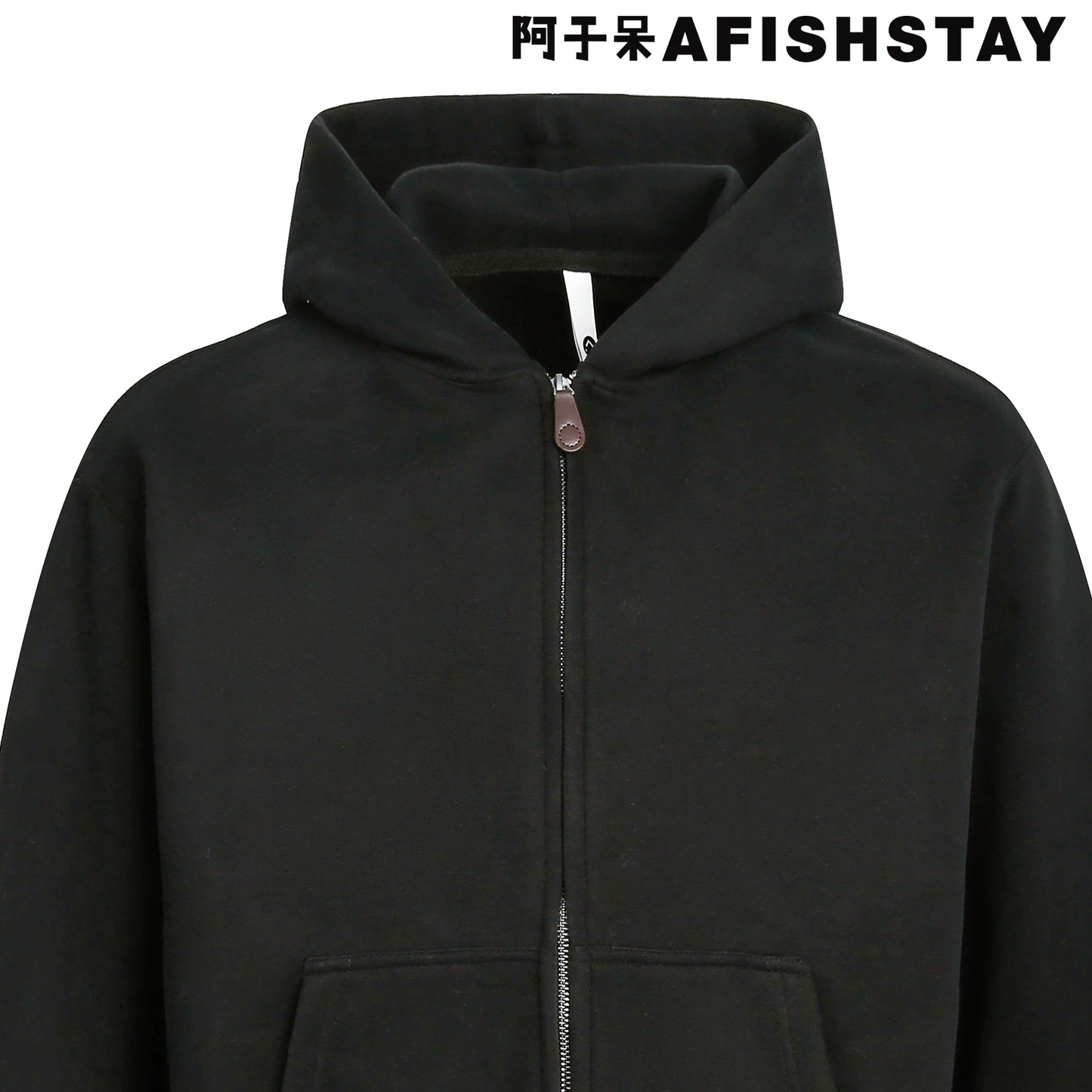 【Onefish Shop】ヘビーウェイト 裏起毛 ジップアップ フーディー(2Colors)241640