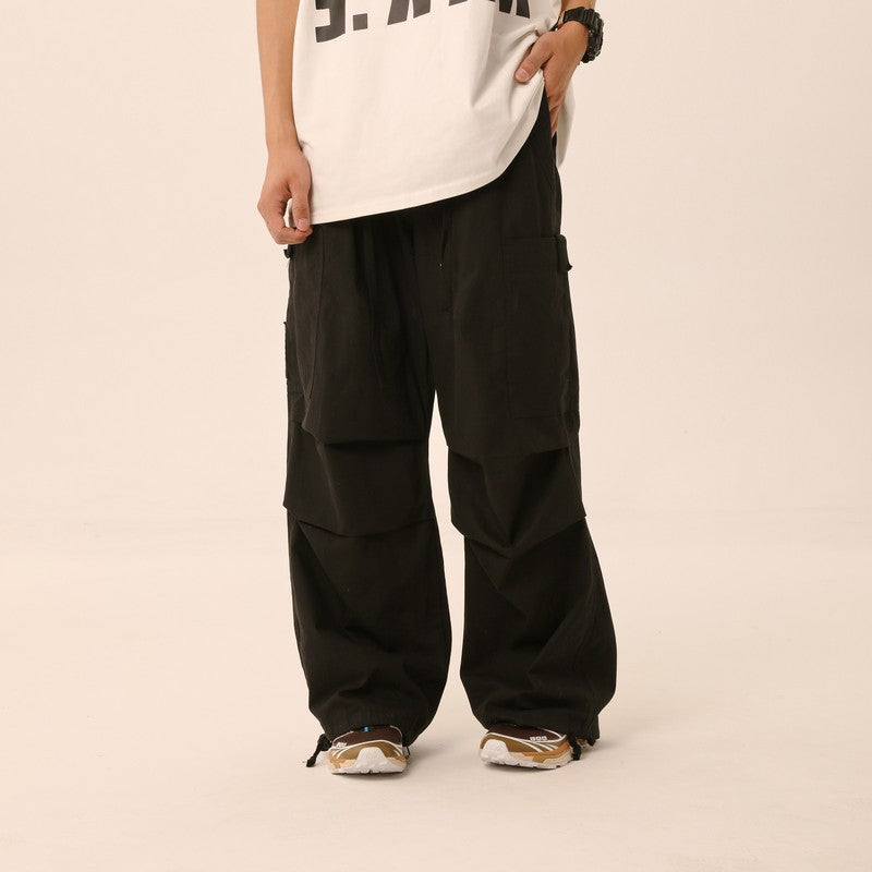 【Onefish Shop】レトロワイドストライトフライトカーゴパンツ LS2308221