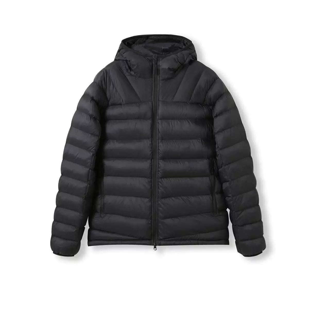 【Onefish Shop】【軽量・保温】テック中綿 ナローキルト フードブルゾン / パディングジャケットLS2006001