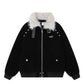 【Onefish Shop】衿ファー フェイクムートン B-3 フライトジャケット / ビッグシルエット ワークブルゾン Ls2601011