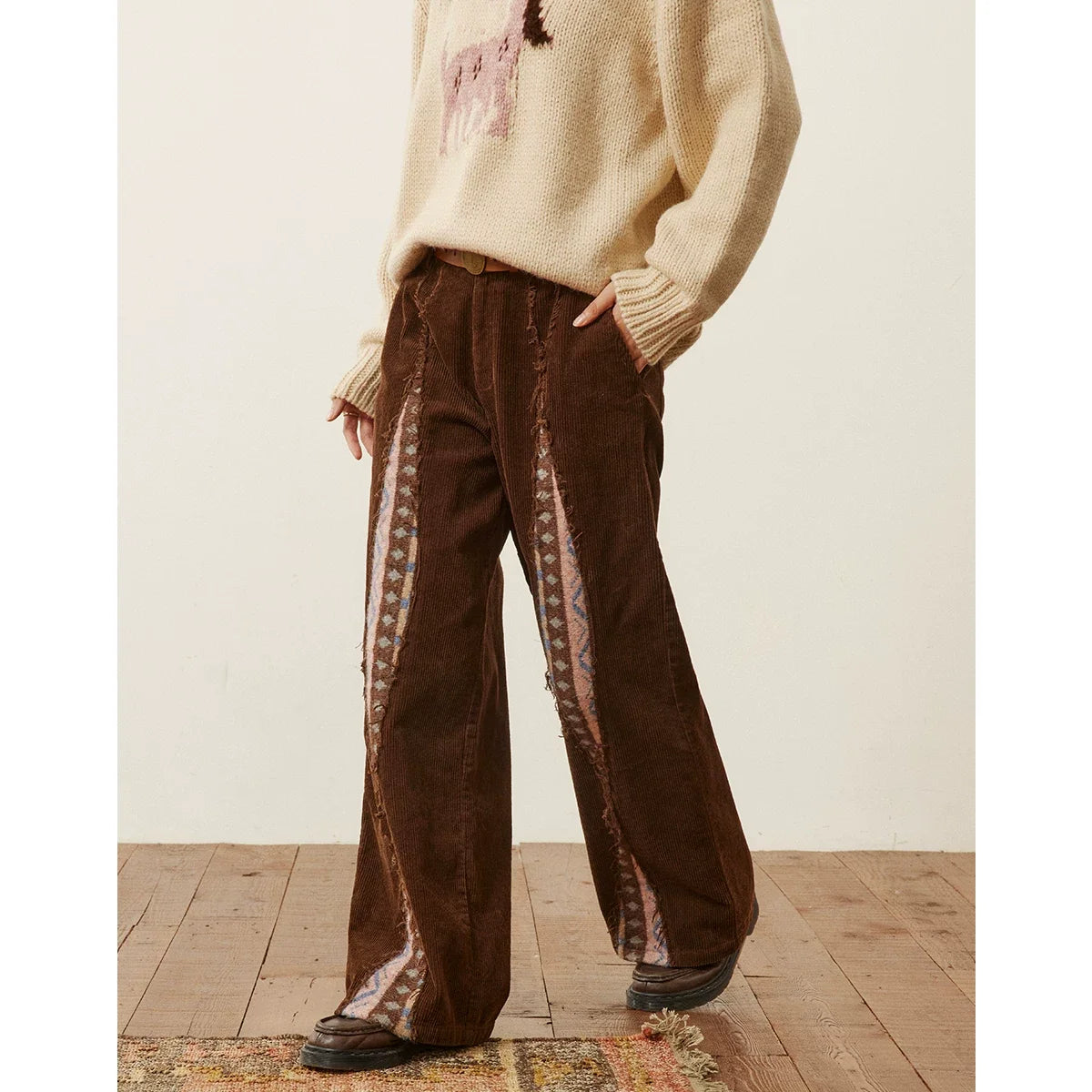 【Yoyopicks】レトロ コーデュロイ パンツ（4Colors）- Retro Corduroy Pants NS26123