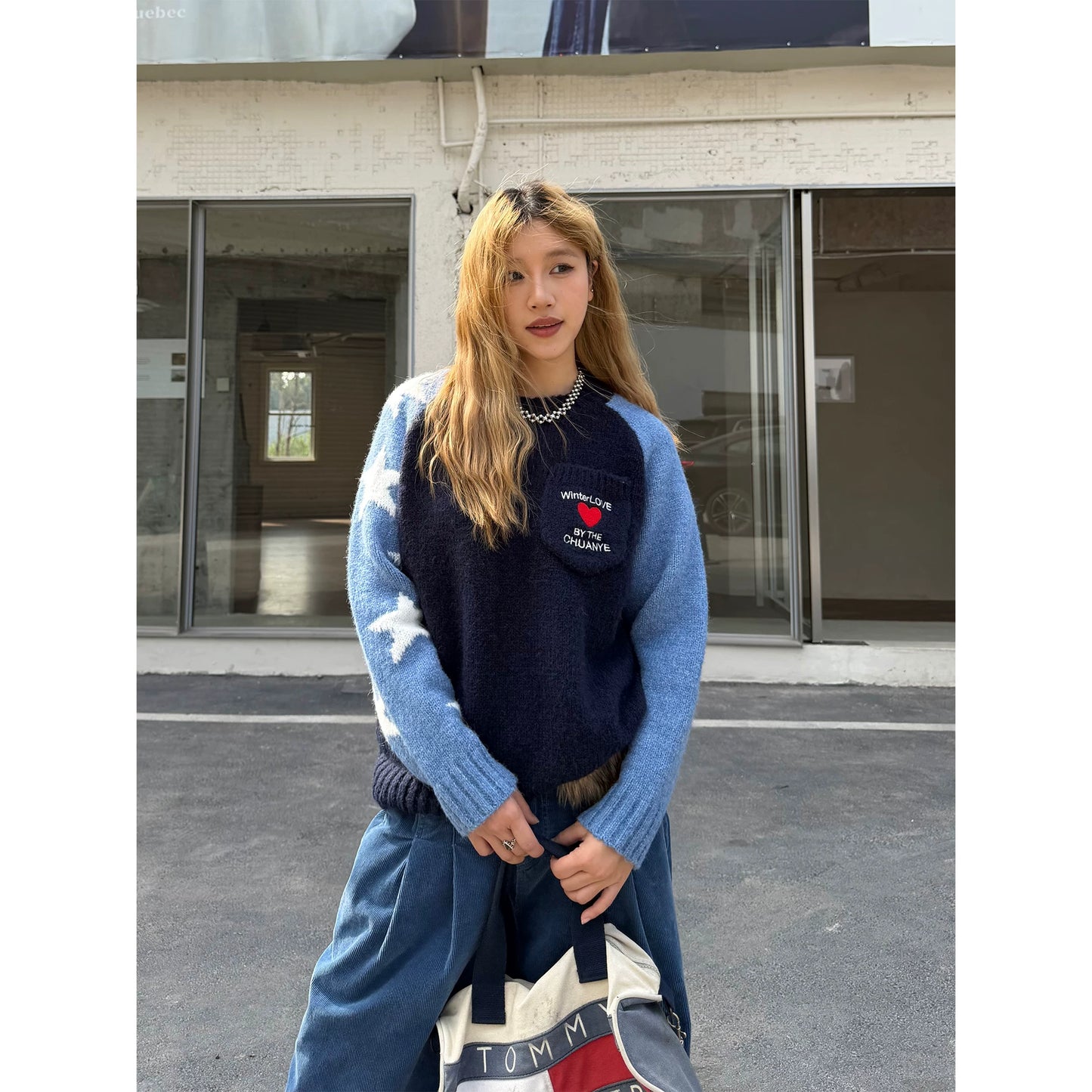 【Onefish Shop】アメリカンスタイル / ニットセーター/American Style / Knit Sweater LS2512241