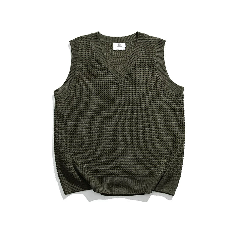 【Onefish Shop】ヴィンテージ / ニットベスト "Vintage / Knit Vest" LS2512301