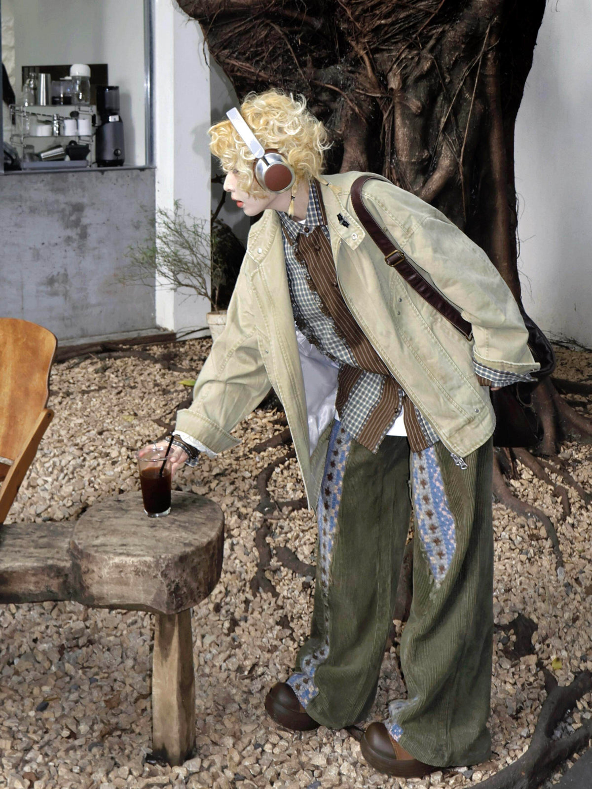 【Yoyopicks】レトロ コーデュロイ パンツ（4Colors）- Retro Corduroy Pants NS26123