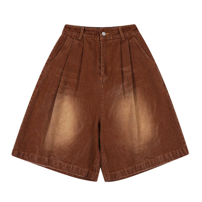 [Onefish Shop] Denim Shorts / Half Pants for Summer - Denim Shorts LS2405215