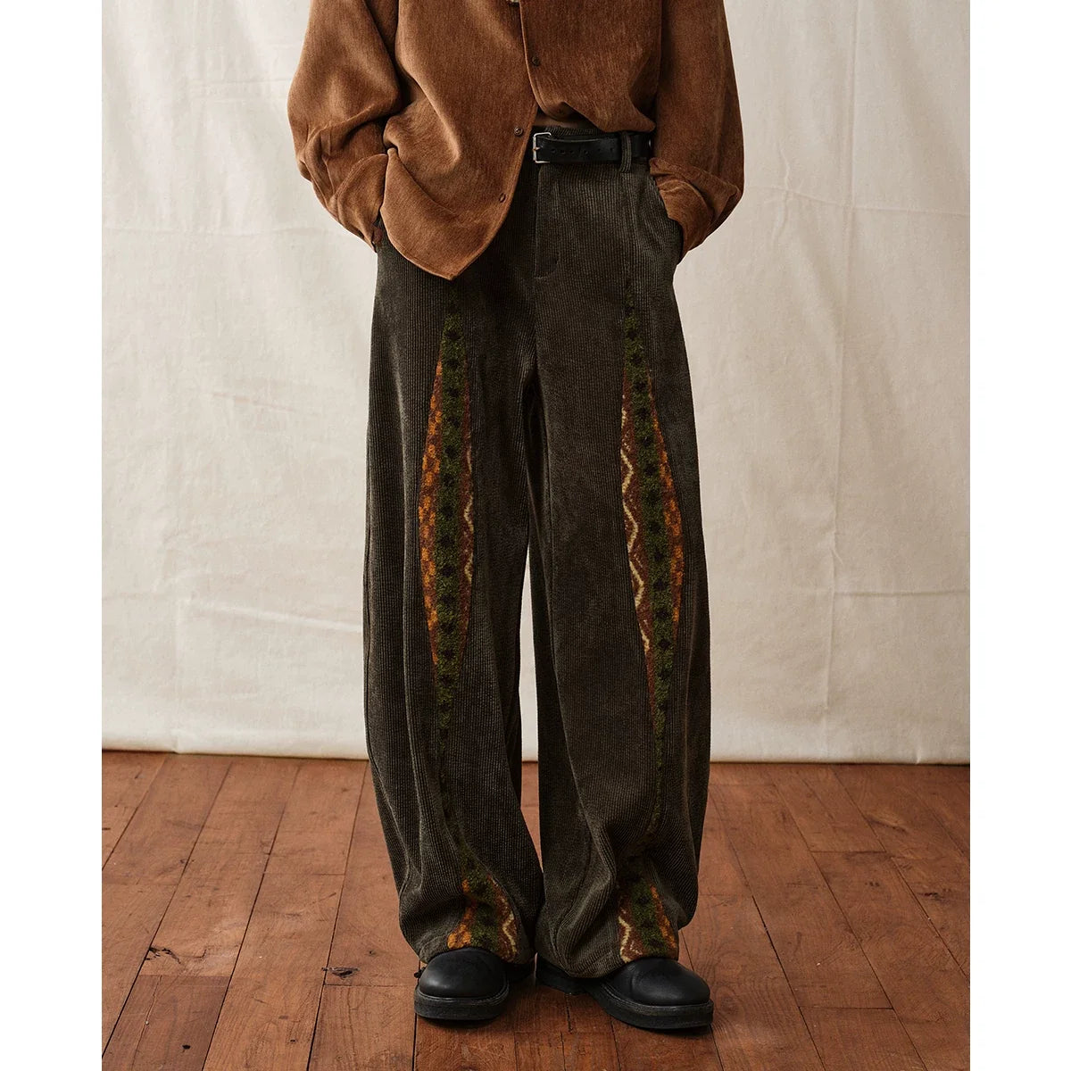 【Yoyopicks】レトロ コーデュロイ パンツ（4Colors）- Retro Corduroy Pants NS26123