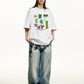 【Yoyopicks】吸汗速乾 グラフィックプリント 半袖 Tシャツ242030