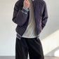 【Onefish Shop】【UNISEX】ボリュームネック ワイド ダウンジャケット / ビッグシルエット パディングブルゾン LS26011466
