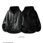 【Onefish Shop】【2WAY/リバーシブル】フェイクレザー×ボア フーデッドブルゾン  LS2601141