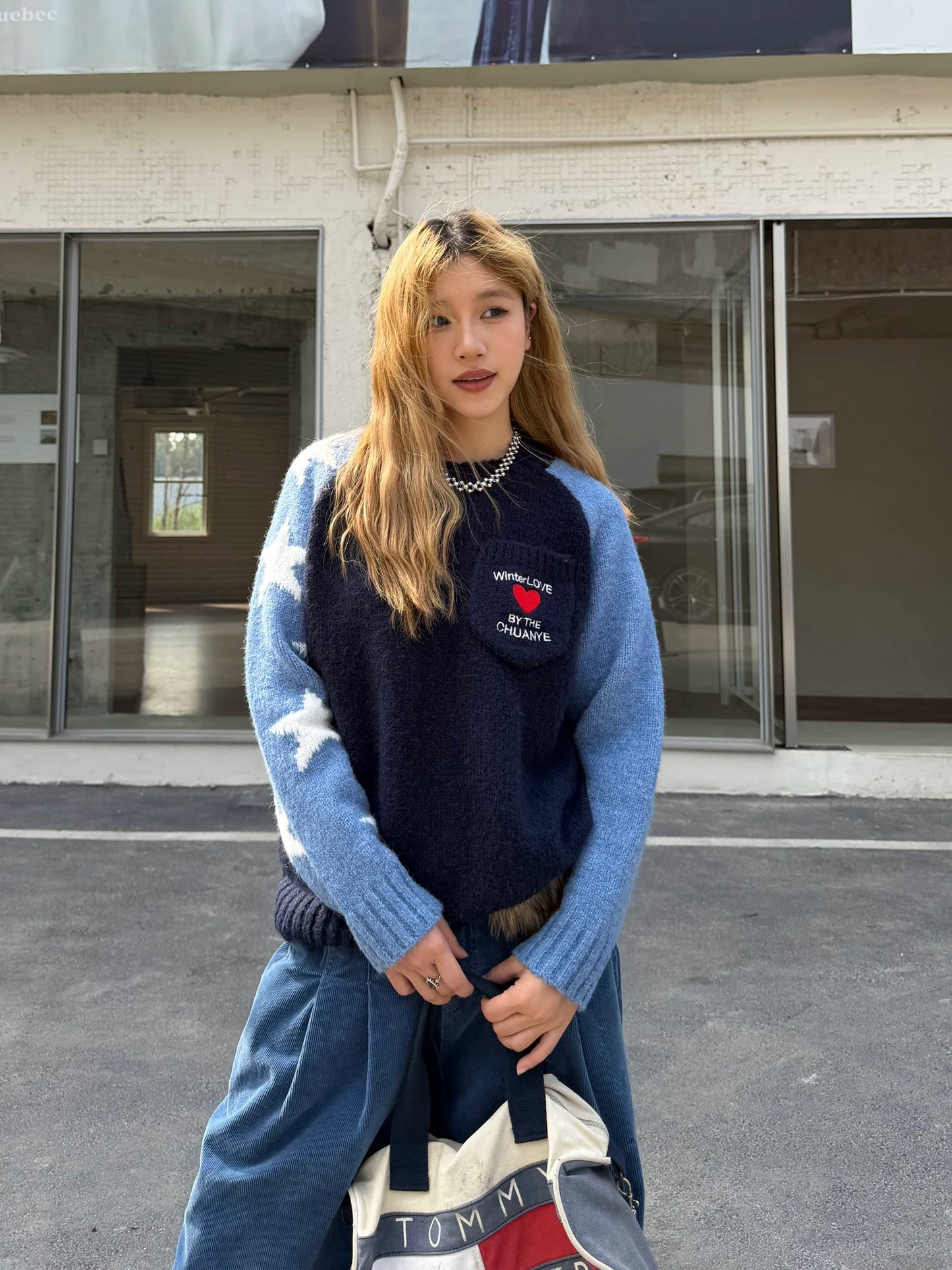 【Onefish Shop】アメリカンスタイル / ニットセーター/American Style / Knit Sweater LS2512241