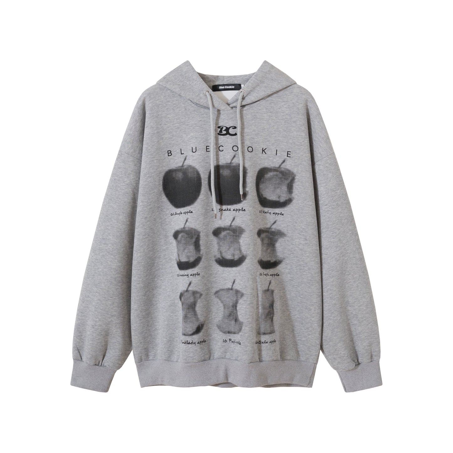 【Onefish Shop】アップルプリント/フード付き/スウェット LS24122401