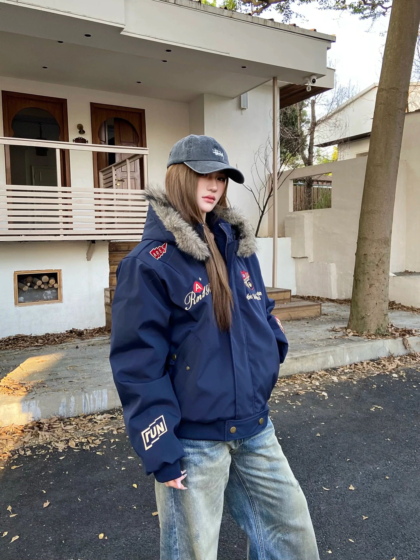 【Onefish Shop】中綿ジャケット / ユニセックス "Padded Jacket / Unisex" LS260105
