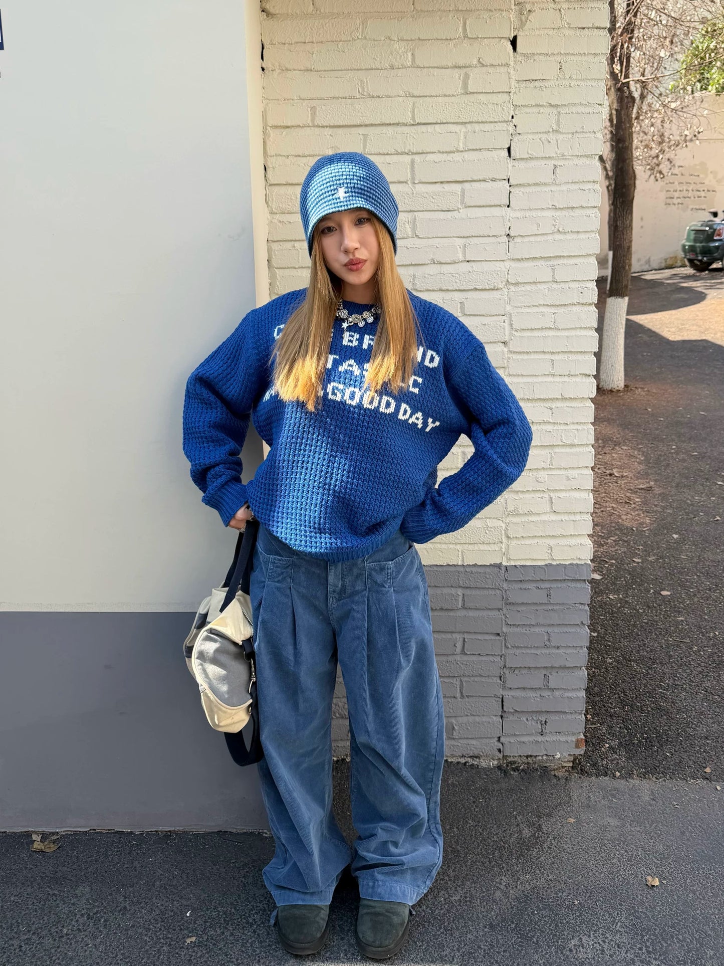 【Onefish shop】コーデュロイ ワイドワークパンツ / Corduroy Wide Work Pants LS1222