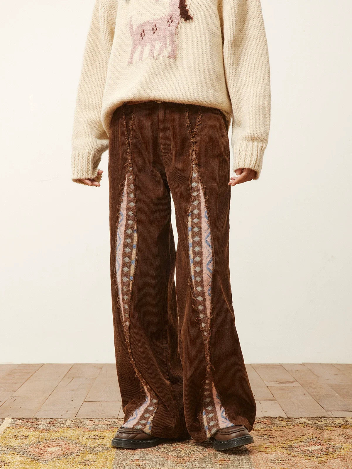 【Yoyopicks】レトロ コーデュロイ パンツ（4Colors）- Retro Corduroy Pants NS26123
