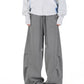 【Onefish Shop】【UNISEX】ヴィンテージライク ヘビーウェイト ワイドスウェットパンツ / ルーズ ストレート LS2601121
