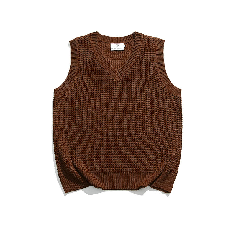 【Onefish Shop】ヴィンテージ / ニットベスト "Vintage / Knit Vest" LS2512301
