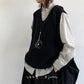 【Onefish Shop】ヴィンテージ / ニットベスト "Vintage / Knit Vest" LS2512301
