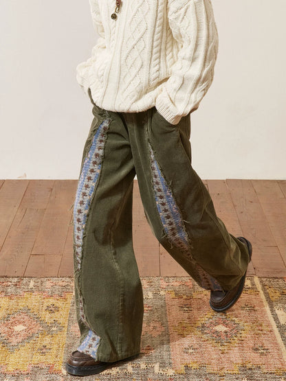【Yoyopicks】レトロ コーデュロイ パンツ（4Colors）- Retro Corduroy Pants NS26123