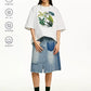 【Onefish Shop】サマーニット 半袖 クルーネック プルオーバー242045
