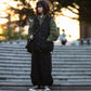 [OneFish Shop] Cargo Pants Unisex Overseas Trend Solid Color Regular Length Regular Waist Pocket Design LS042002