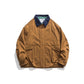 【Onefish Shop】빈티지풍 컬러 콤비 칼라 첨부 재킷 LS050302